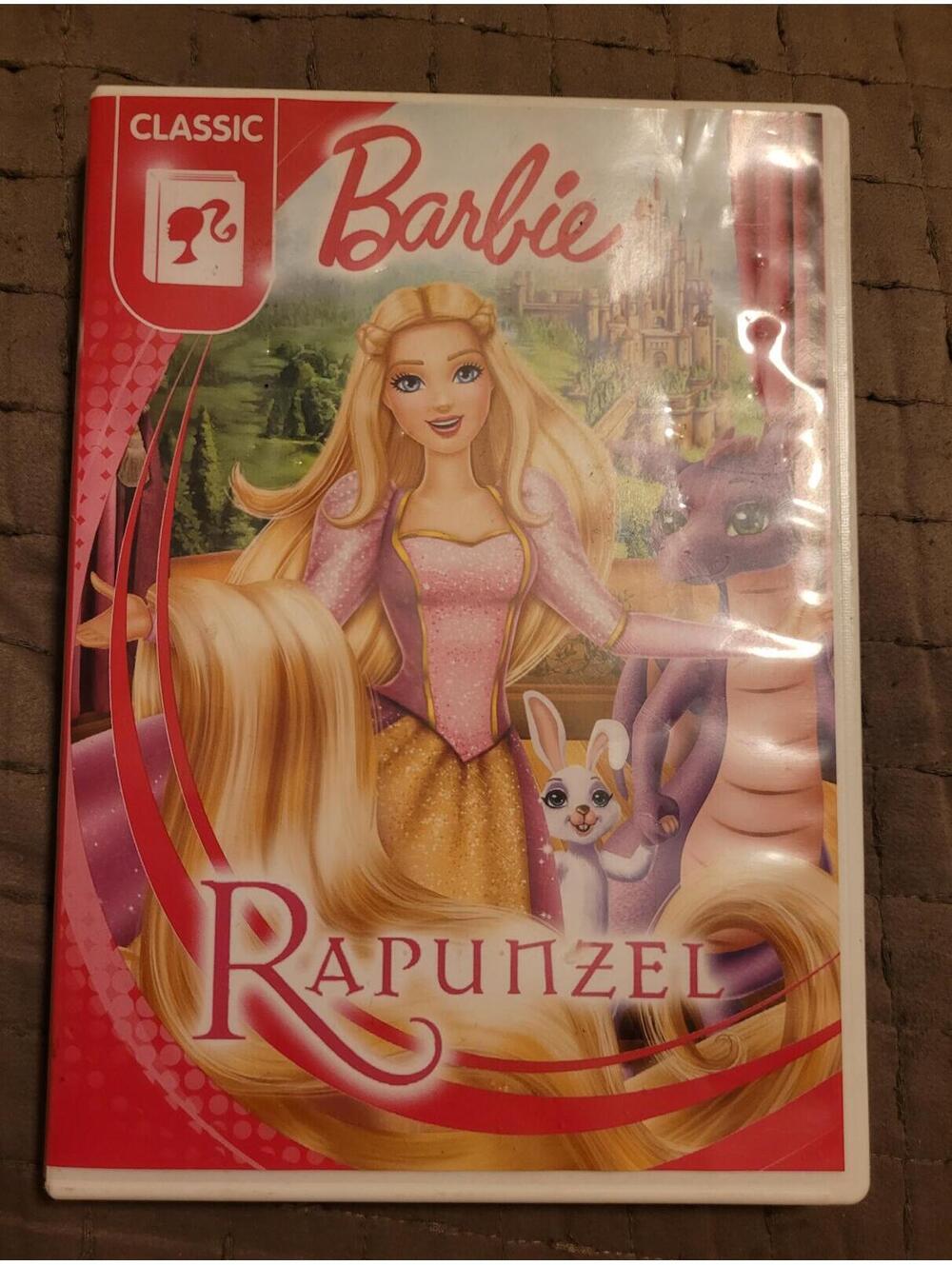 Barbie as Rapunzel DVD Classic Movie Mattel Universal Animated Princess Film